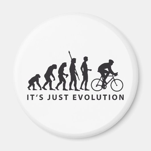 evolution bicycle マグネット (正面)