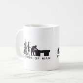 evolution billard コーヒーマグカップ (正面左)