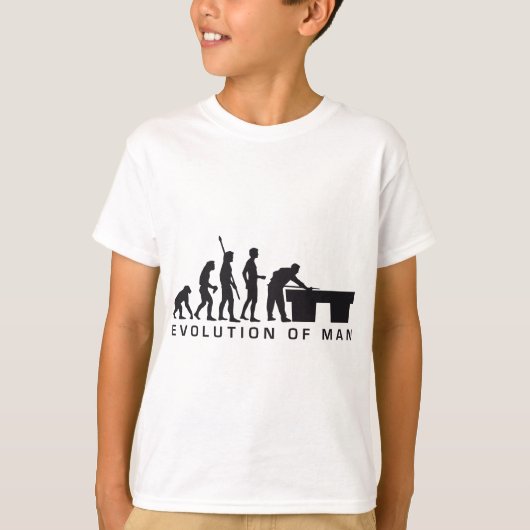 evolution billard tシャツ (正面)
