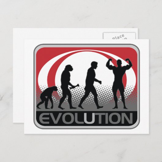Evolution BodyBuilder ポストカード (正面/裏面)