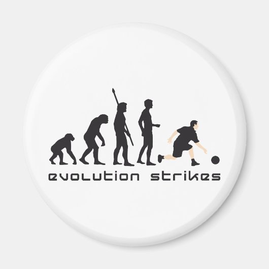 evolution bowling マグネット (正面)