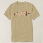 Evolution Chess Player Funny Gift Idea  (2)  Tシャツ (デザイン正面)