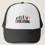 Evolution Computer Nerd Geek Humor Funny キャップ (正面)