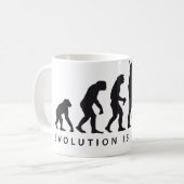 evolution dancing couple コーヒーマグカップ (正面左)