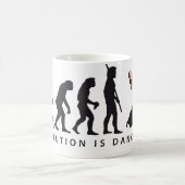 evolution dancing couple コーヒーマグカップ (中央)