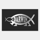 Evolution - Darwin長方形ステッカー 長方形シール (正面)