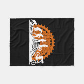 Evolution Downhill Mountain Bike Mtb Mountain Biki フリースブランケット (正面(横))