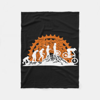 Evolution Downhill Mountain Bike Mtb Mountain Biki フリースブランケット