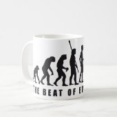 evolution drummer コーヒーマグカップ (正面左)