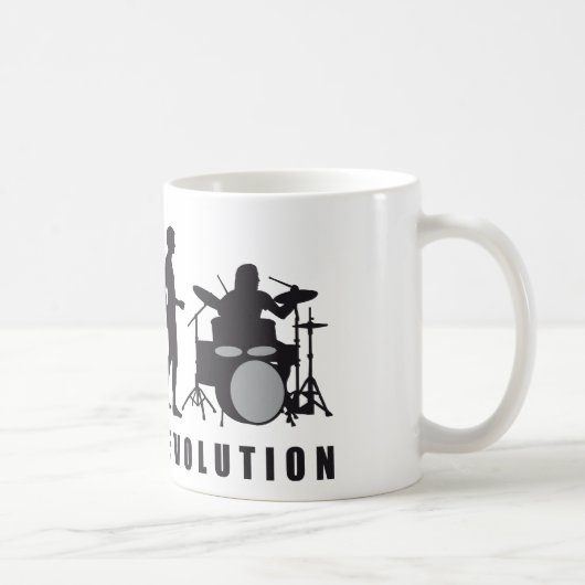 evolution drummer コーヒーマグカップ (右)