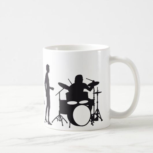 evolution drummer コーヒーマグカップ (右)