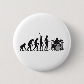 evolution drummer 缶バッジ (正面)