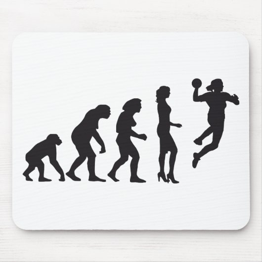 evolution female handball マウスパッド (正面)