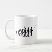evolution fishing コーヒーマグカップ (左)