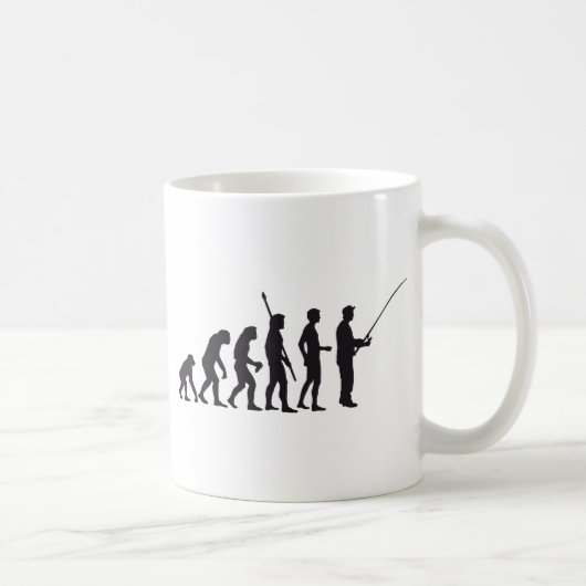 evolution fishing コーヒーマグカップ (右)