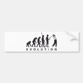 evolution golf バンパーステッカー (正面)