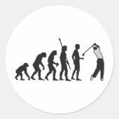 evolution golf ラウンドシール (正面)