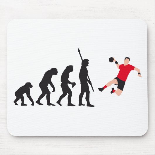 evolution handball マウスパッド (正面)