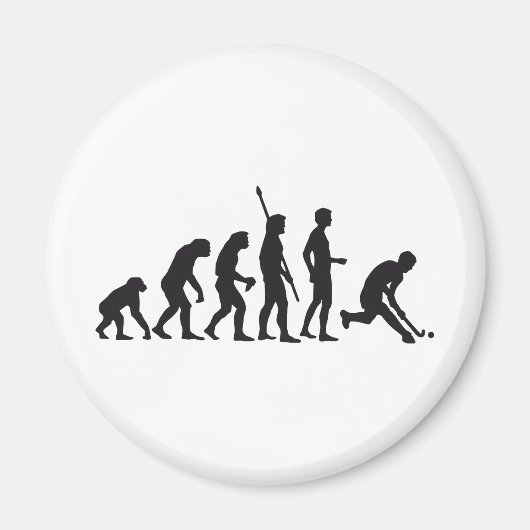 evolution hockey マグネット (正面)