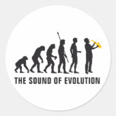 evolution jazz ラウンドシール (正面)