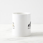 evolution Judo コーヒーマグカップ (中央)