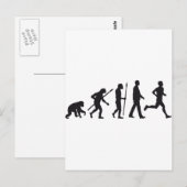 Evolution marathon runner ポストカード (正面/裏面)