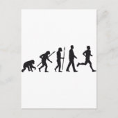 Evolution marathon runner ポストカード (正面)