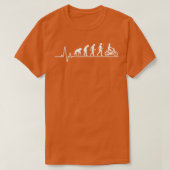 Evolution Moped Driver Heartbeat Moped Steyr Moped Tシャツ (デザイン正面)