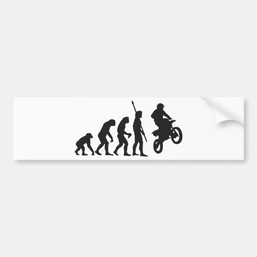 evolution motorbike バンパーステッカー (正面)