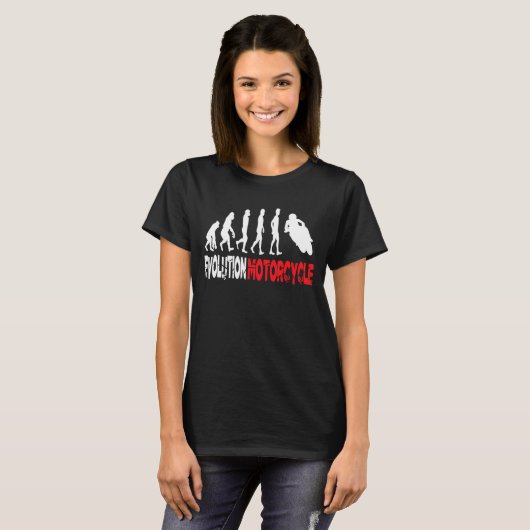 Evolution Motorcycle Ebike Motorcycli Tシャツ (正面フル)