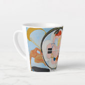 Evolution No.13 by Hilma af Klint カフェラテマグ (左アングル)