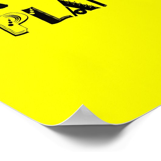 Evolution of Cycling Arty Logo Plano Texas Gear ポスター (角)