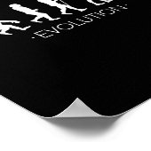 Evolution of Guitarist Shirt, Rock Music Guitar ポスター (角)