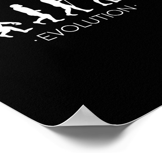 Evolution of Guitarist Shirt, Rock Music Guitar ポスター (角)