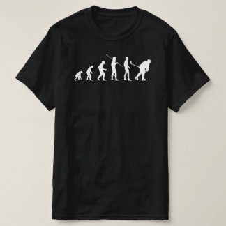 Evolution of Ice Hockey Player Sports Meme Wv Tシャツ