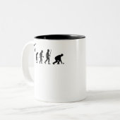 Evolution of Lawn Bowls ツートーンマグカップ (正面左)