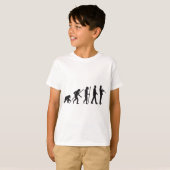 evolution of man clarinet player tシャツ (正面フル)