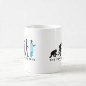 evolution of man doctor of medicine physician コーヒーマグカップ (中央)