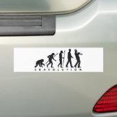 evolution of man ska trumpet player バンパーステッカー (車上)