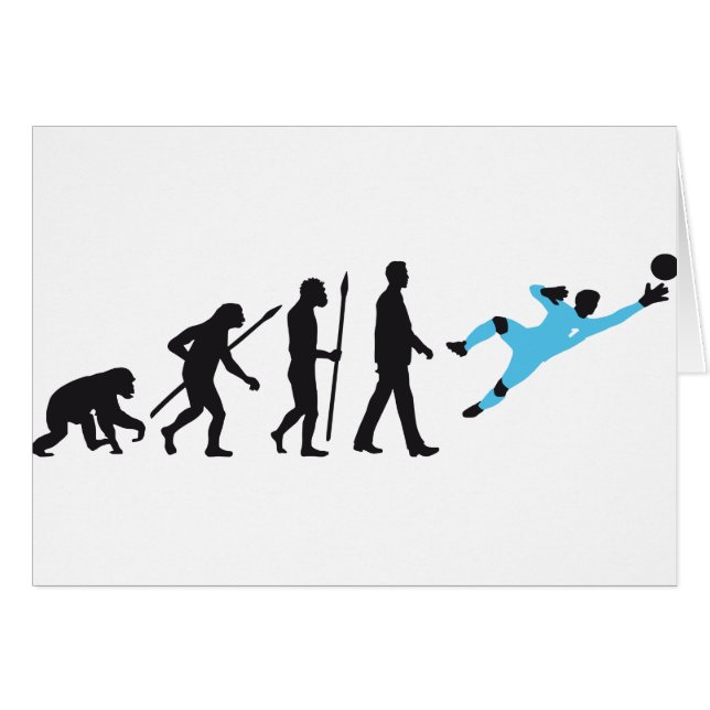 evolution of man soccer goal keeper (正面横)