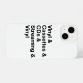 Evolution of Music Phone Case iPhoneケース (裏面横)