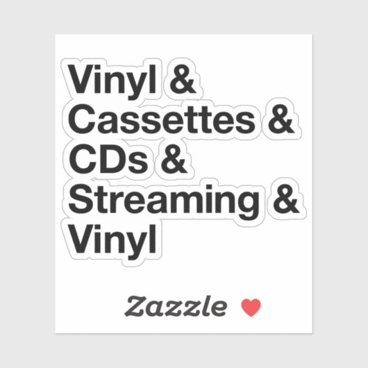 Evolution of Music Sticker シール (シート)