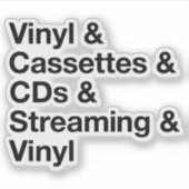 Evolution of Music Sticker シール (正面)