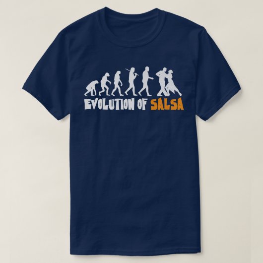 Evolution Of Salsa, Salsa Dancing, Latin Music647 Tシャツ (デザイン正面)