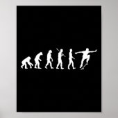 Evolution Of Skateboarder - Skateboarding Gift Shi ポスター (正面)