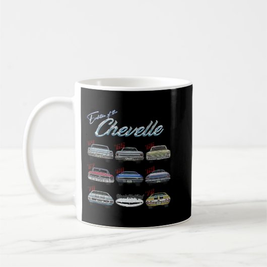 Evolution of the Chevelle,SS,改造, Muscle Car,SS4 コーヒーマグカップ (左)