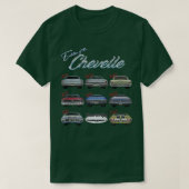 Evolution of the Chevelle,SS,改造, Muscle Car,SS4 Tシャツ (デザイン正面)