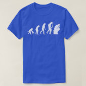 Evolution of the thinker philosophy philosopher tシャツ (デザイン正面)