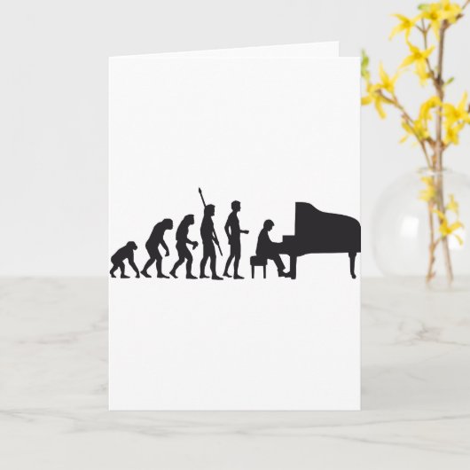 evolution piano カード (黄色い花)