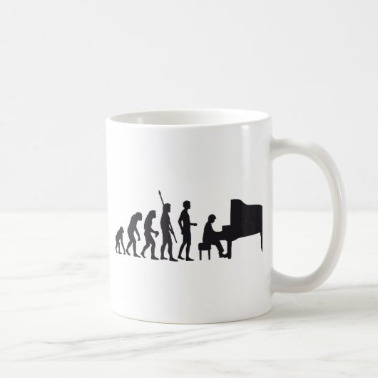 evolution piano コーヒーマグカップ (右)